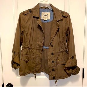 Obey Green Khaki Utility Jacket